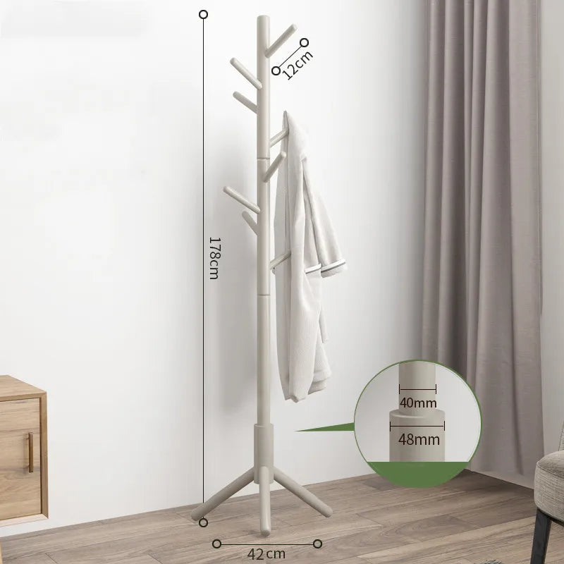 Wooden Freestanding Coat Rack
