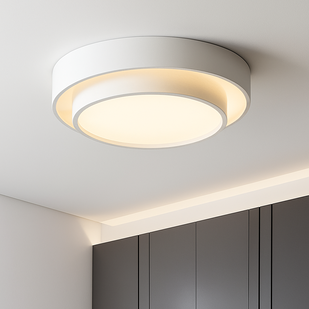 Polished Chrome Flush Mount Ceiling Light 0