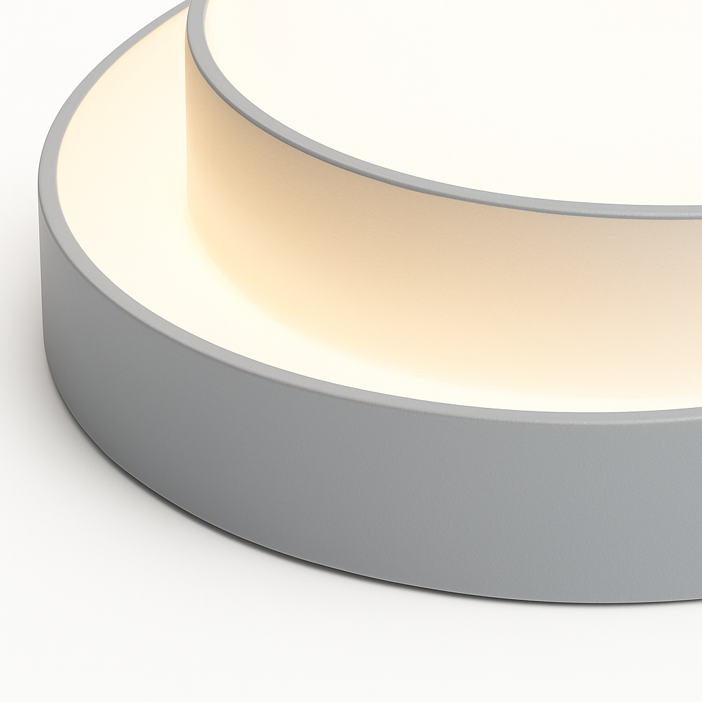 Polished Chrome Flush Mount Ceiling Light 6