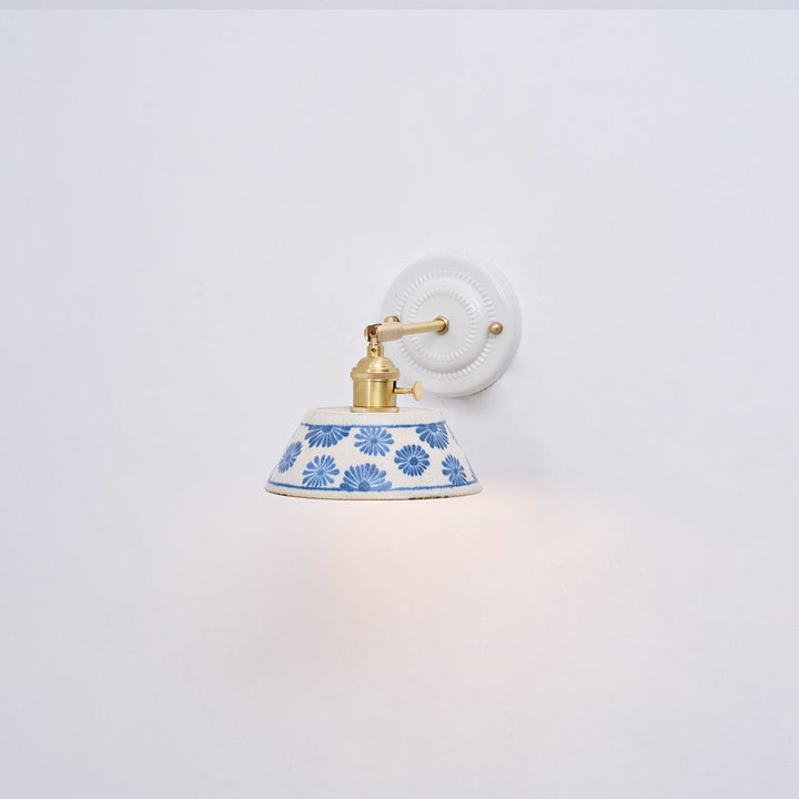 Hand-Painted Ceramic Bedside Light