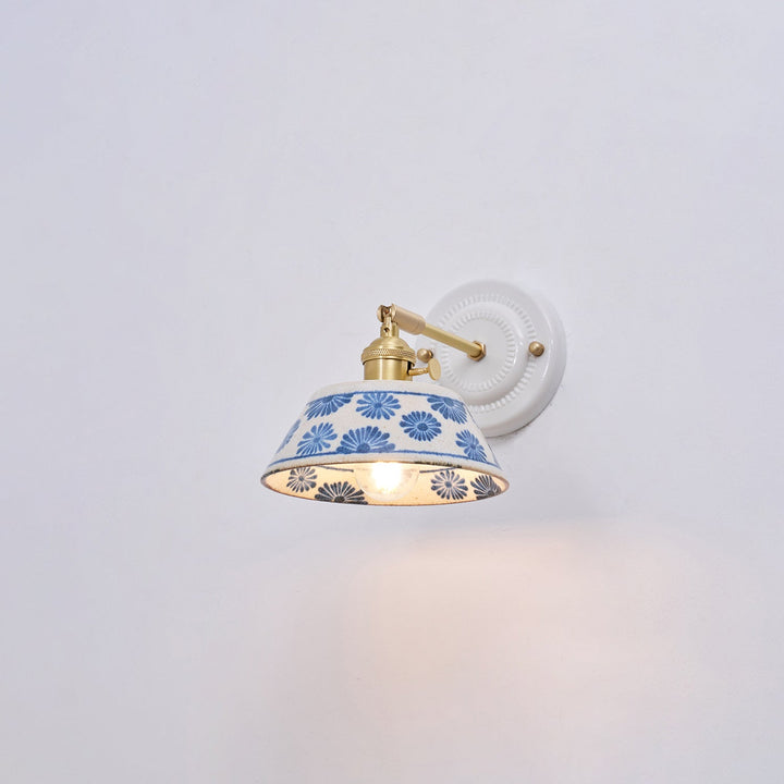 Hand-Painted Ceramic Bedside Light