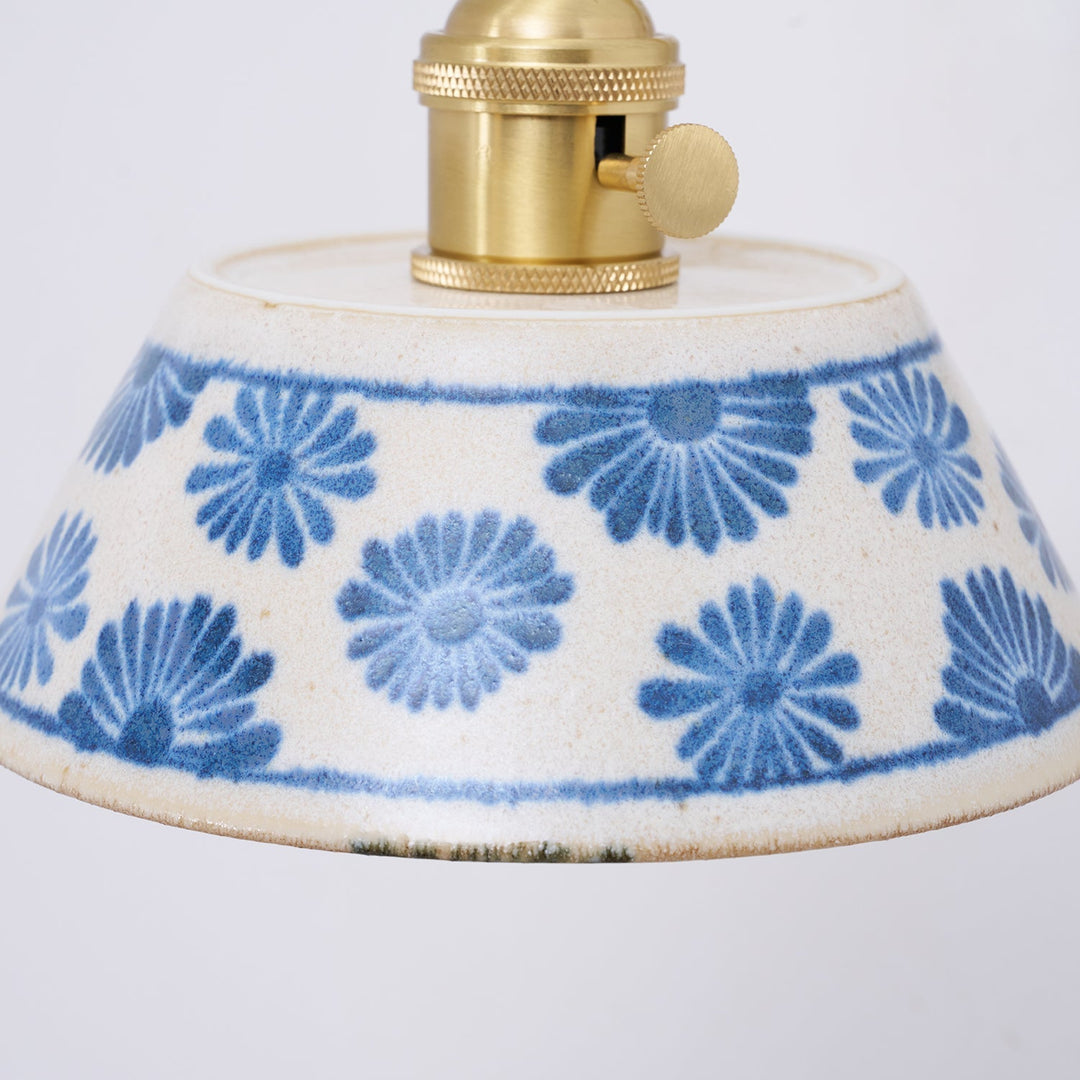 Hand-Painted Ceramic Bedside Light