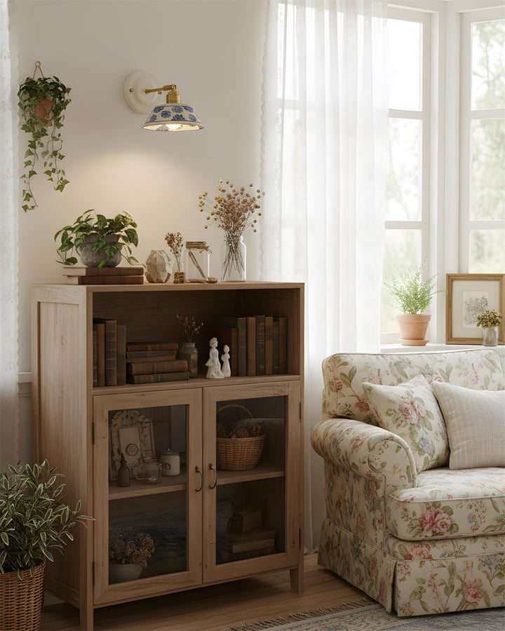 Hand-Painted Ceramic Bedside Light