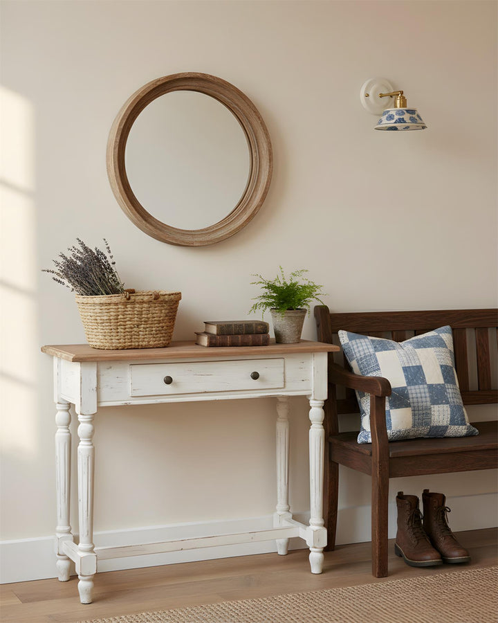 Hand-Painted Ceramic Bedside Light