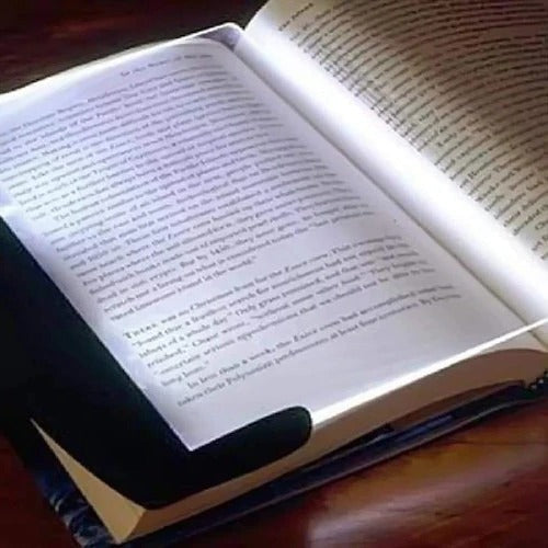 Clip-On LED Book Light clipped to book