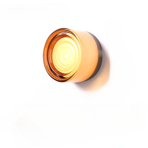 Wave-Textured Glass Sconce