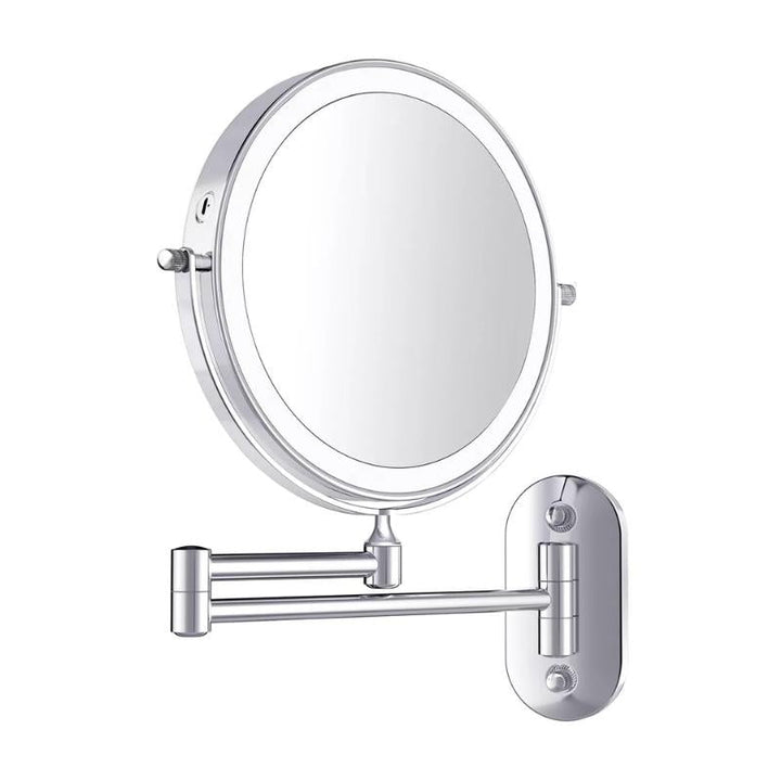 Chrome LED Magnifying Mirror wall mounted
