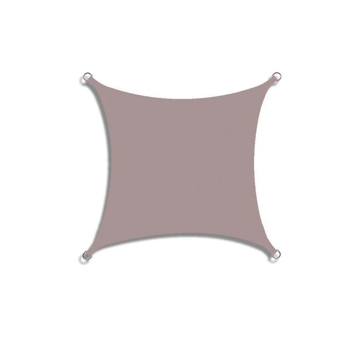 Custom Shape Outdoor Sun Sail overhead mounted view