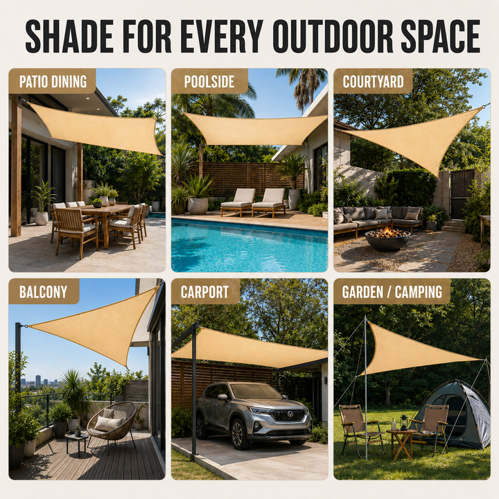 Custom Shape Outdoor Sun Sail