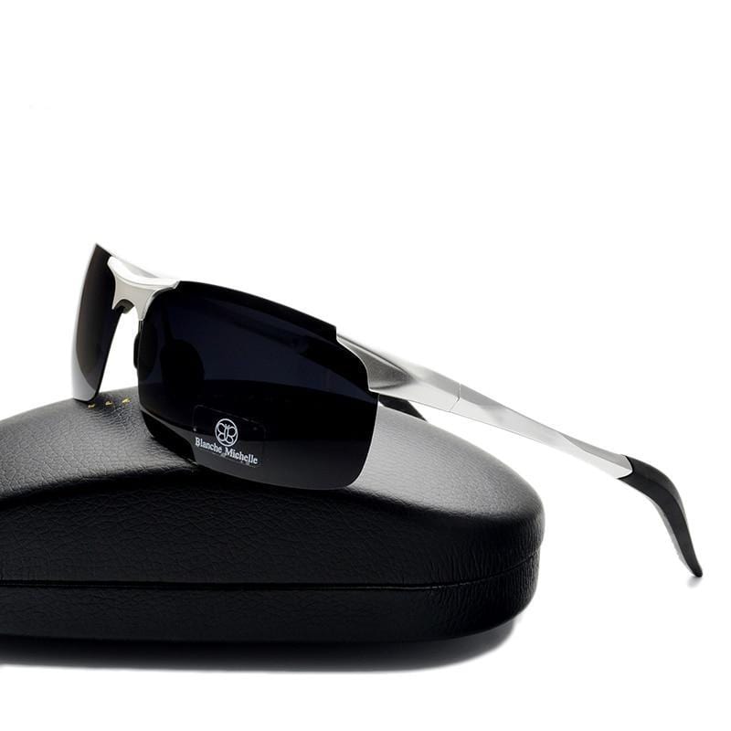 Rectangle Frame Men's Sunglasses 6