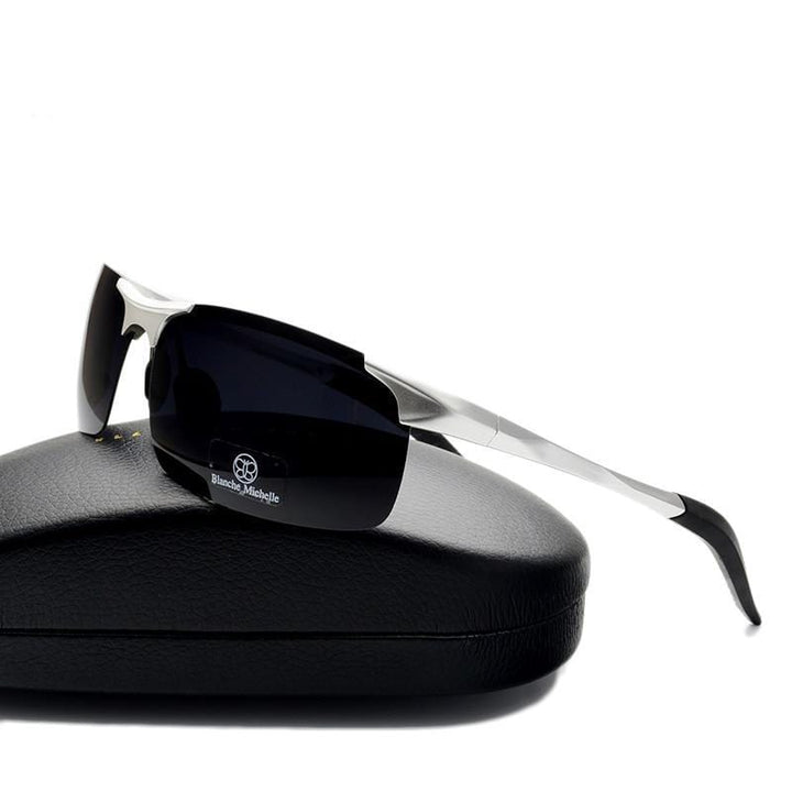Rectangle Frame Men's Sunglasses 6