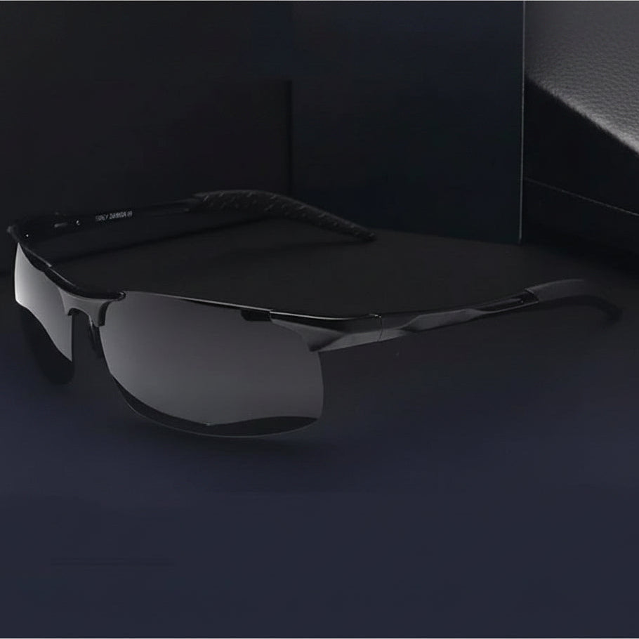 Rectangle Frame Men's Sunglasses 7