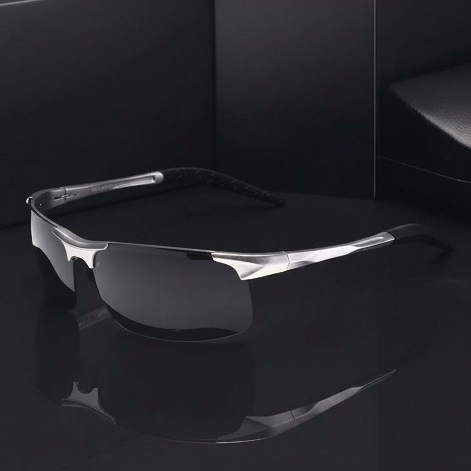 Rectangle Frame Men's Sunglasses 8