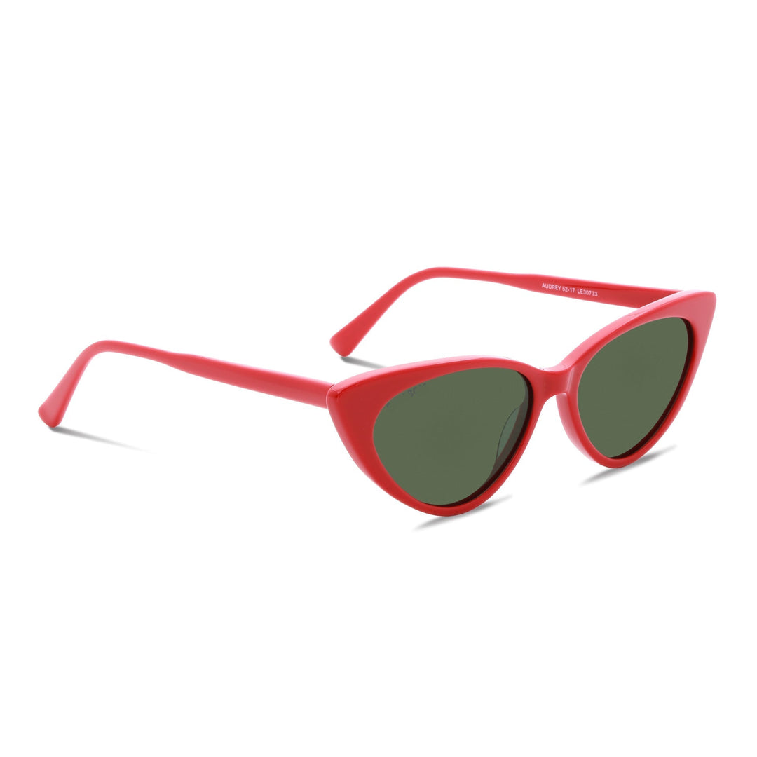 Red Cat-Eye Sunglasses 3