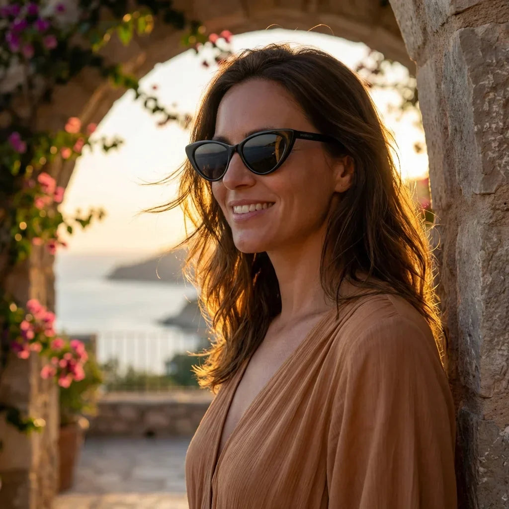 Red Cat-Eye Sunglasses 5