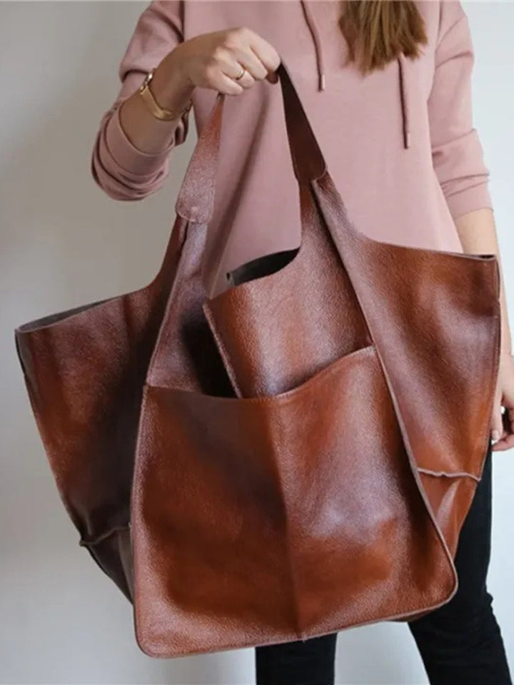 Red Woven Tote Bag 4