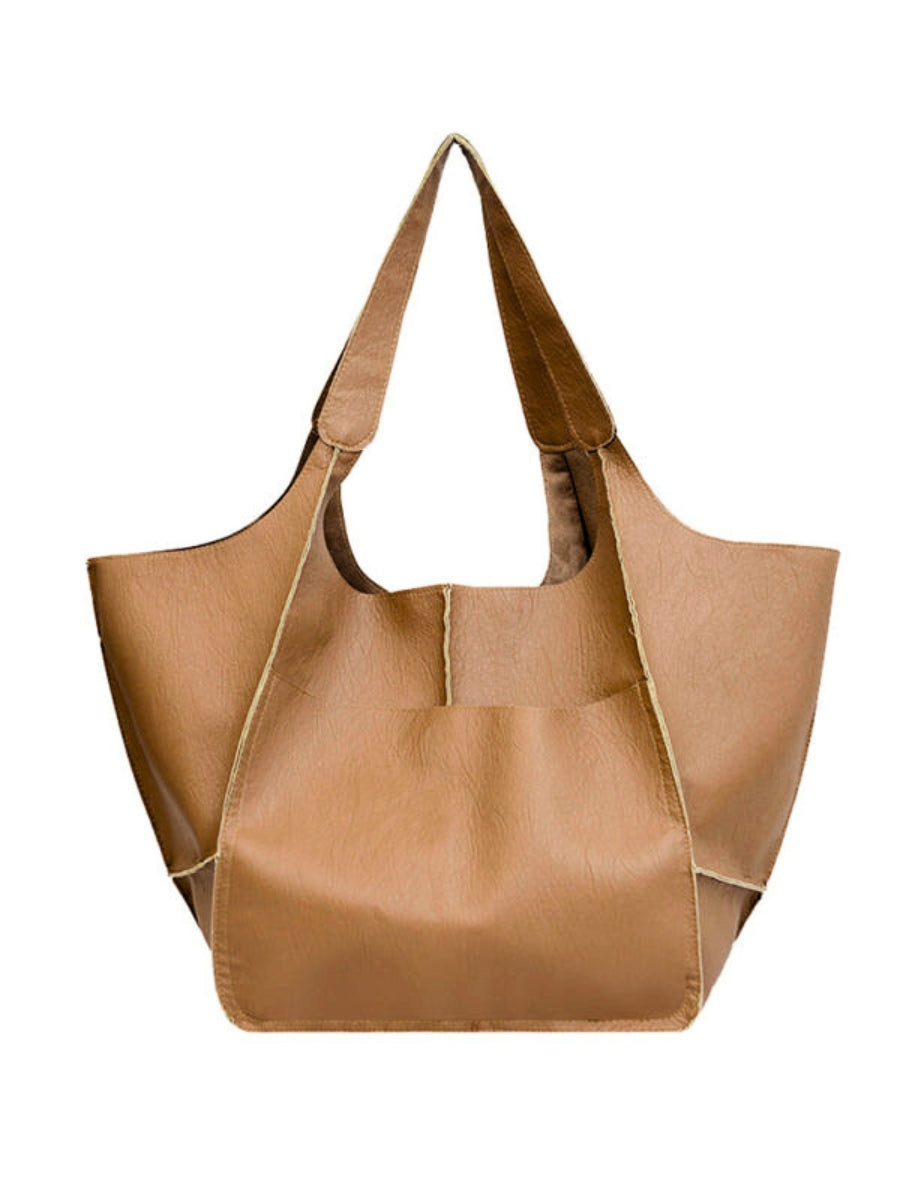 Red Woven Tote Bag 5