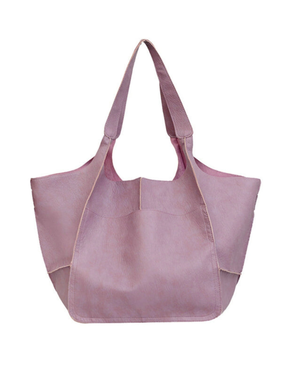 Red Woven Tote Bag 8
