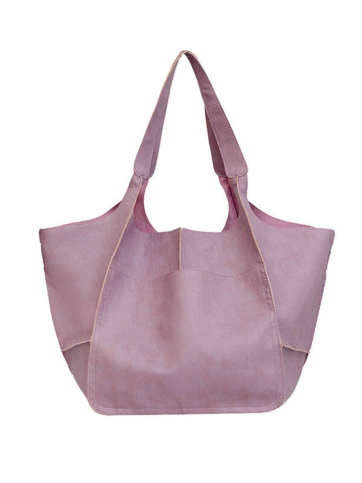 Red Woven Tote Bag 8