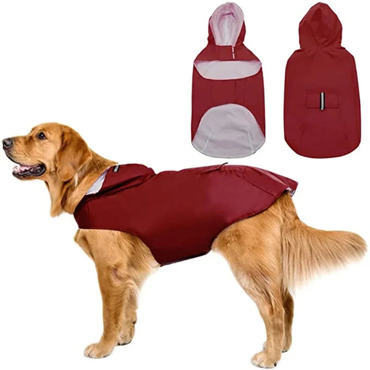 Reflective Waterproof Dog Poncho 1