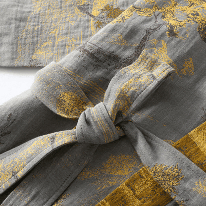 Relaxed Cotton Kimono Robe 3
