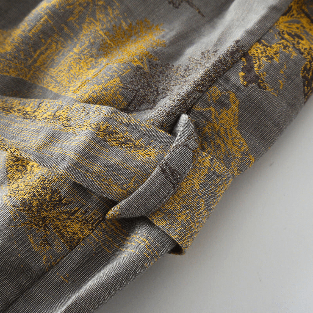 Relaxed Cotton Kimono Robe 4