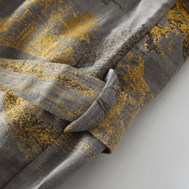 Relaxed Cotton Kimono Robe 4