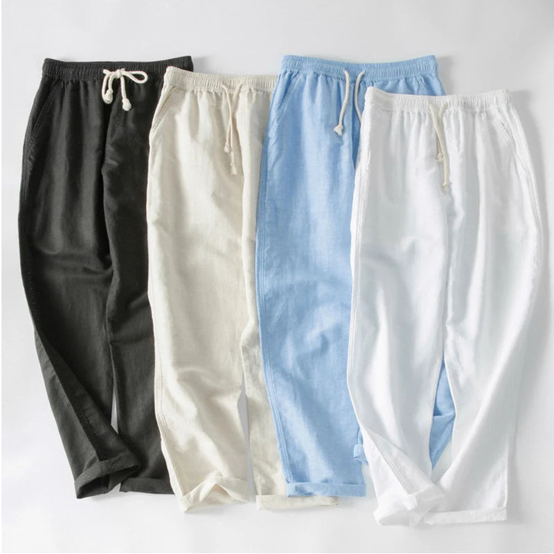Relaxed Linen Pants Women 0