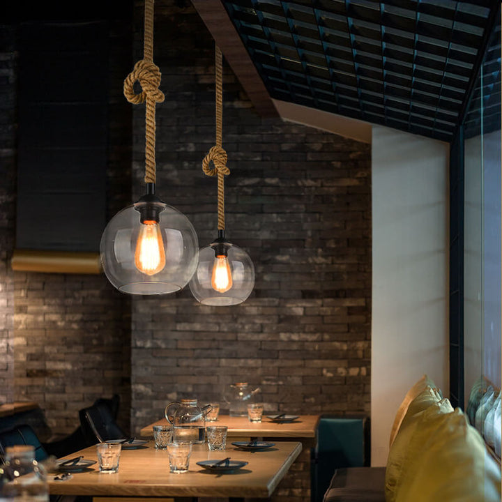 Retro Glass Pendant Light 2