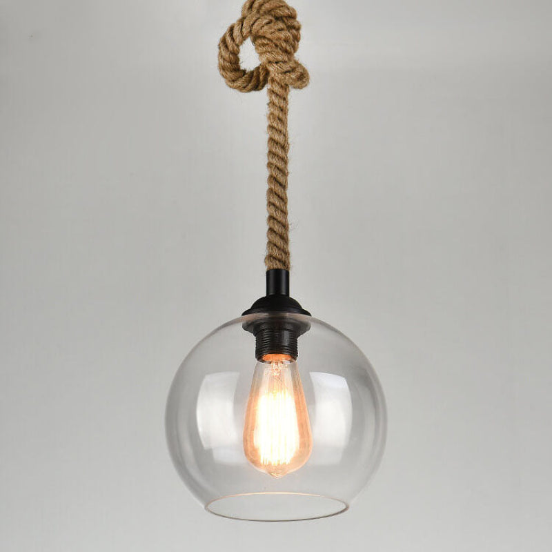 Retro Glass Pendant Light 5