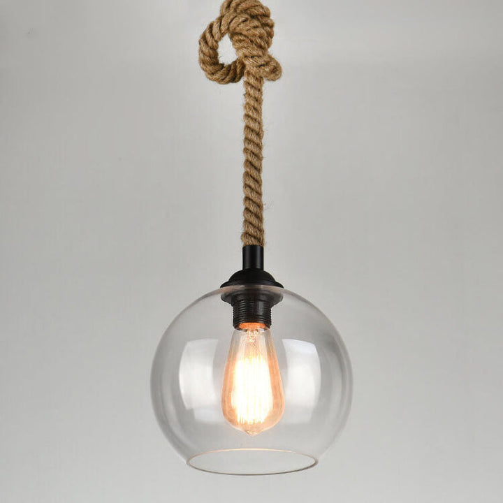 Retro Glass Pendant Light 5