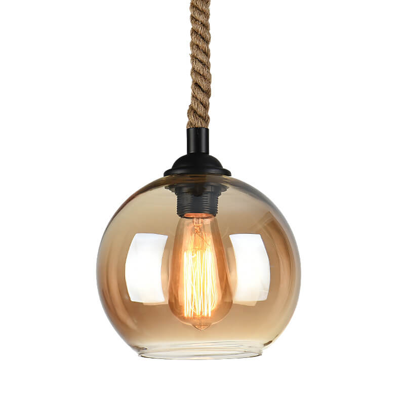 Retro Glass Pendant Light 8