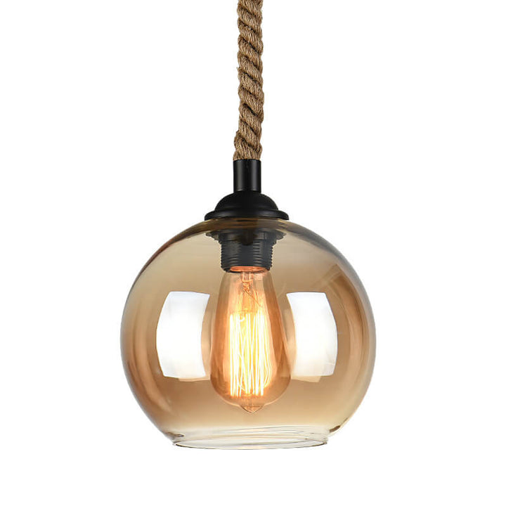 Retro Glass Pendant Light 8