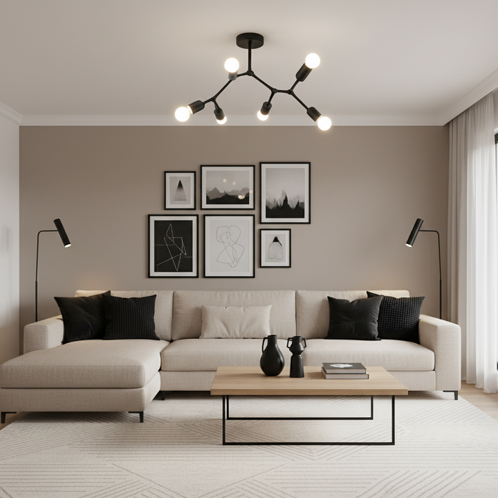 Retro Multi-Head Ceiling Light 3