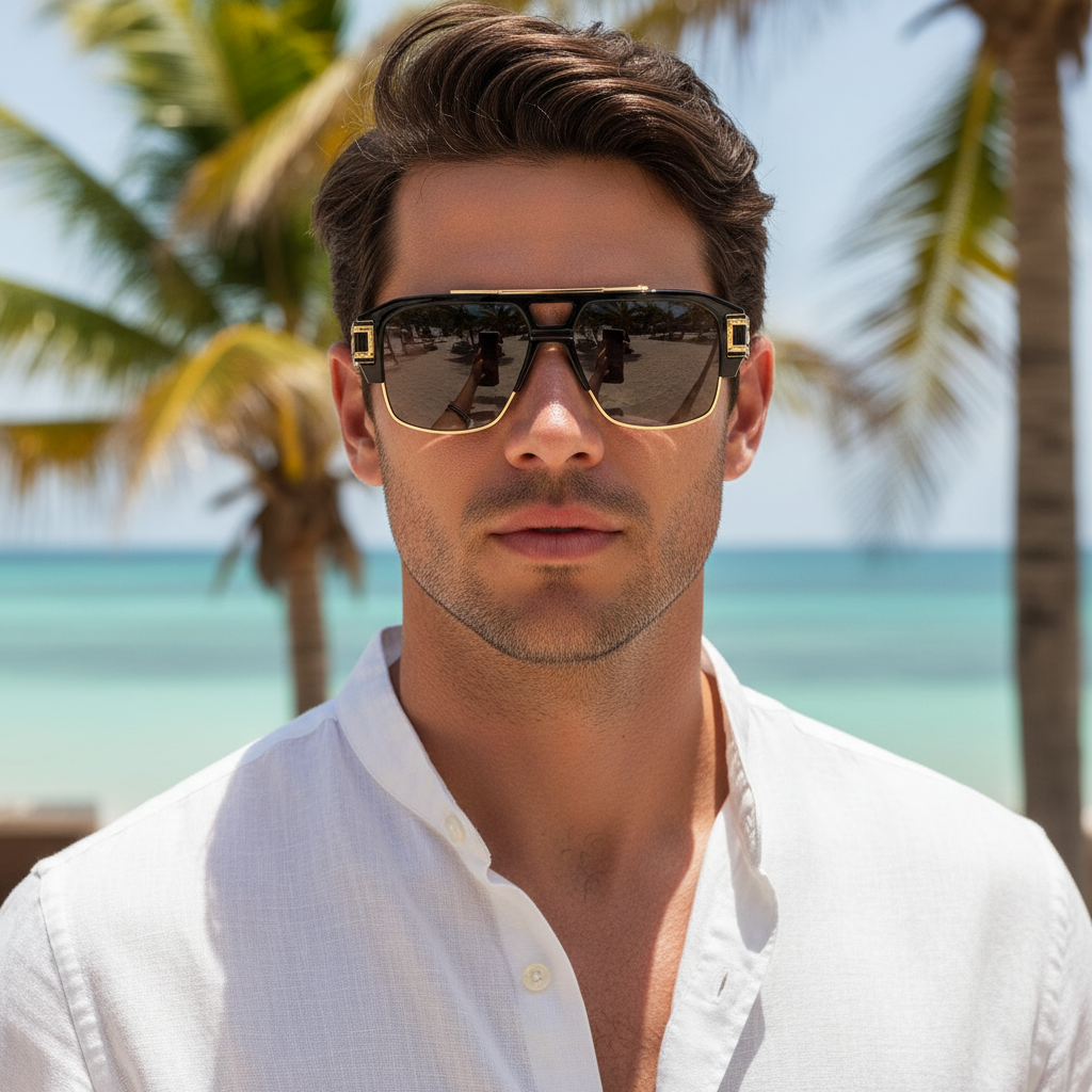Retro Square Sunglasses 1