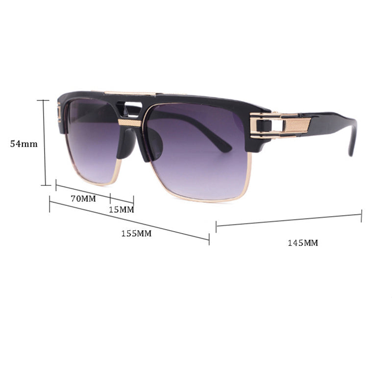 Retro Square Sunglasses 4