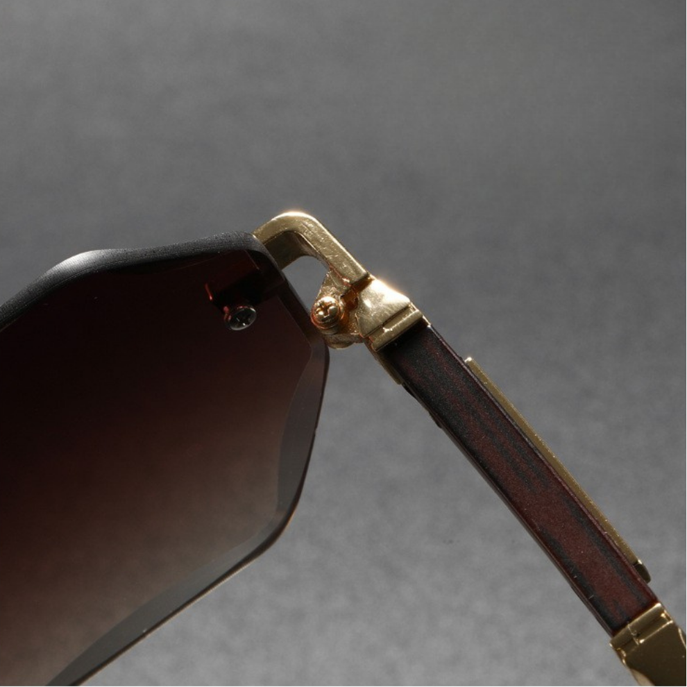 Rimless Octagonal Sunglasses 3