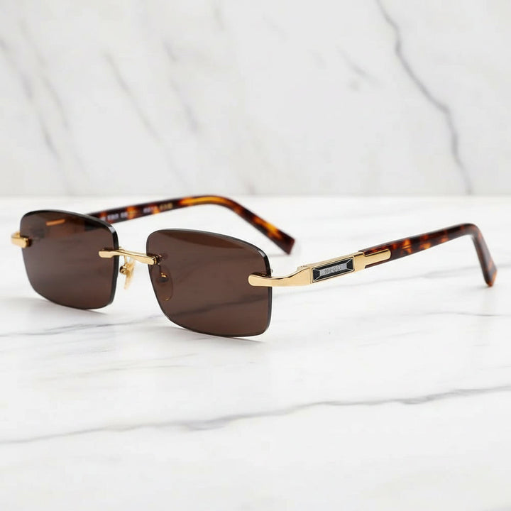 Rimless Women's Sunglasses 0