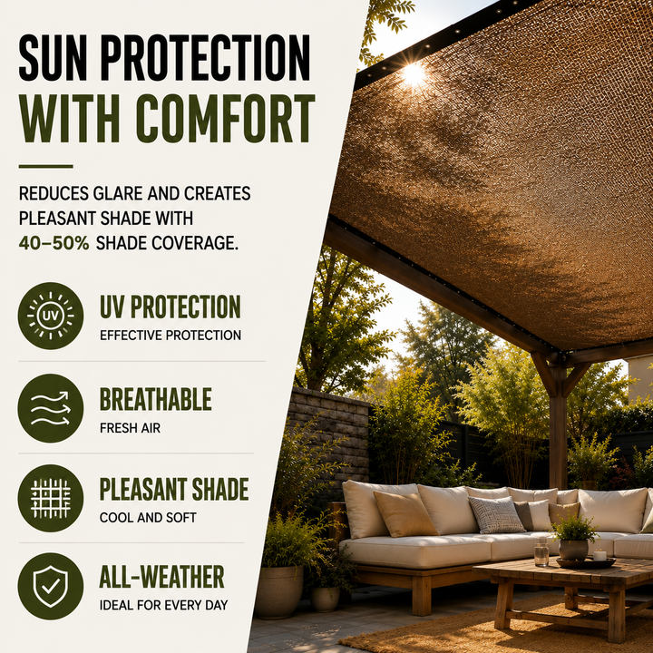 Polyamide Mesh Shade Canopy size reference