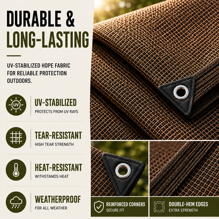 Polyamide Mesh Shade Canopy fabric texture detail