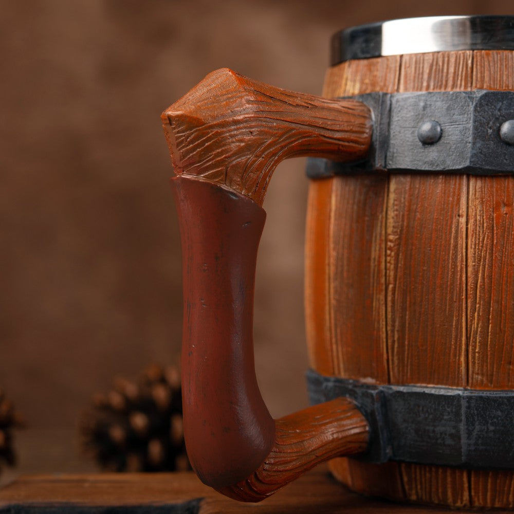 Rustic Barrel Mug 4