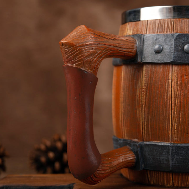 Rustic Barrel Mug 4