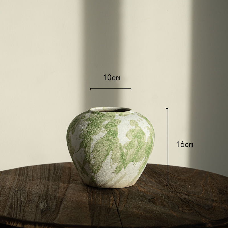 Rustic Ceramic Flower Vase 0