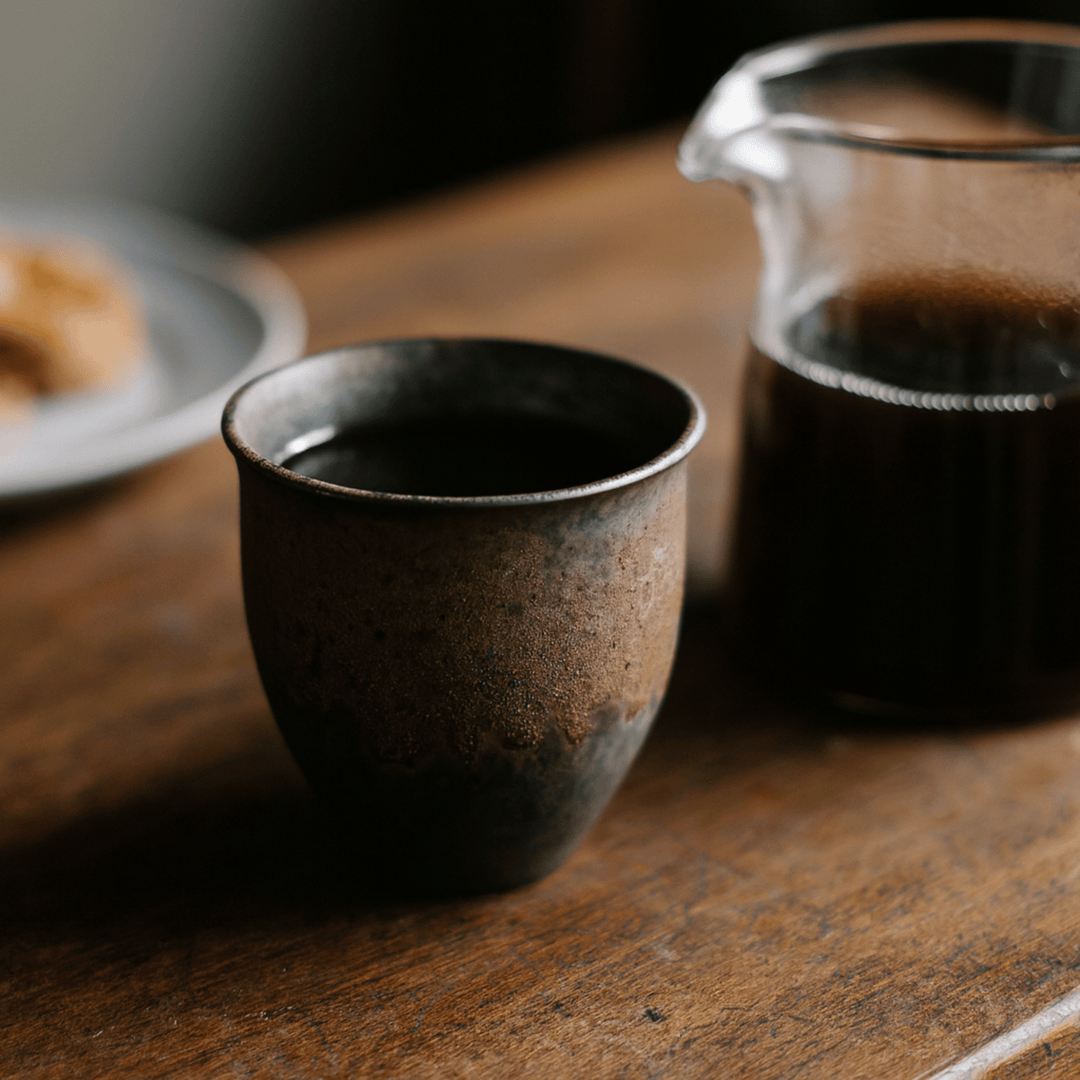 Rustic Gold Ceramic Cups 6