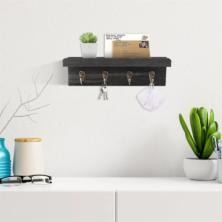 Rustic Wooden Key Holder for Wall 1