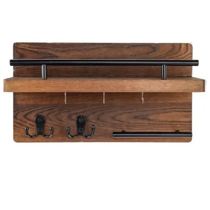 Rustic Wooden Key Holder for Wall 2