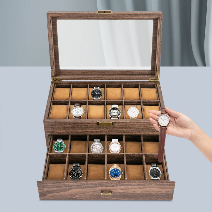Rustic Wooden Watch Box for Men 1