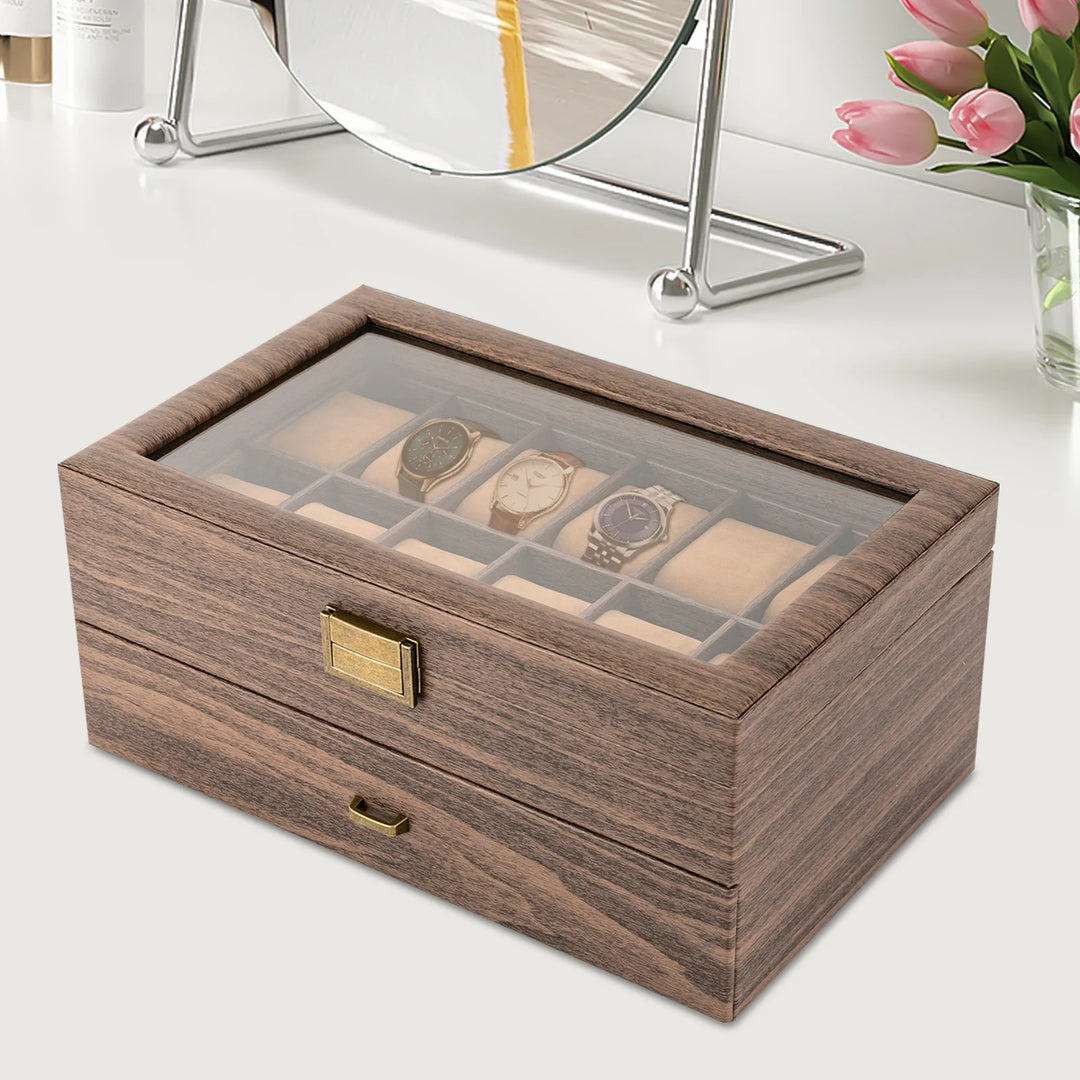Rustic Wooden Watch Box for Men 2