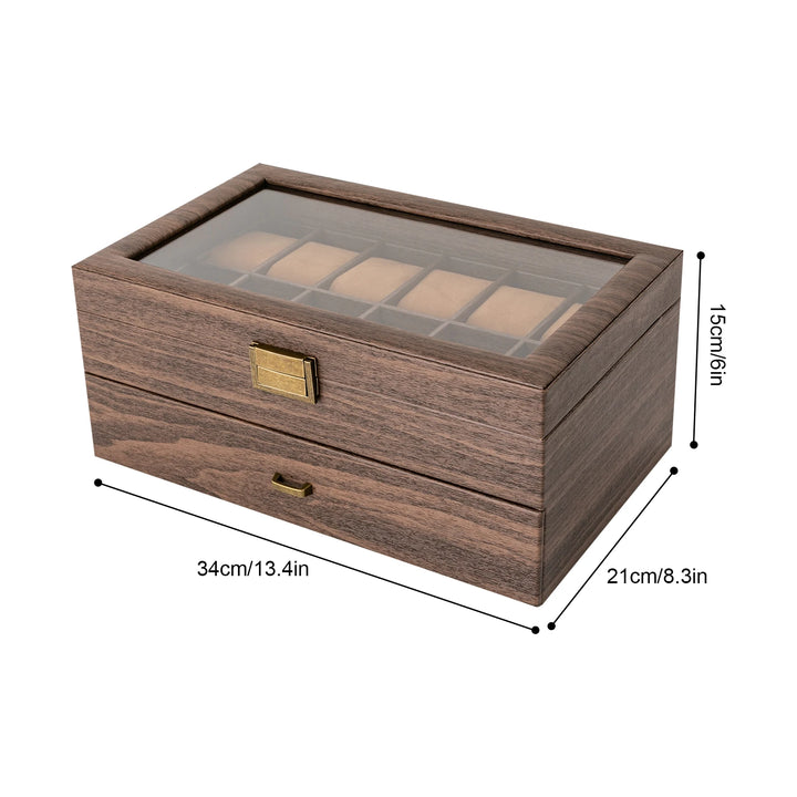 Rustic Wooden Watch Box for Men 6