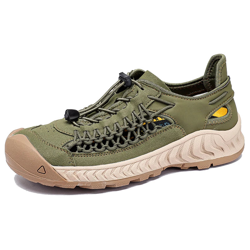 Suede-Mesh Water Shoes sole detail